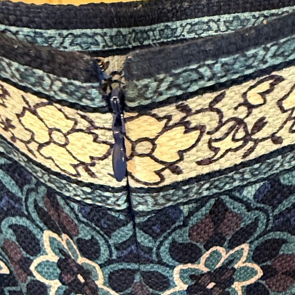 Ann Taylor LOFT Cotton Front Slit Stained Glass Pencil Skirt Size 6 EUC - Picture 11 of 11